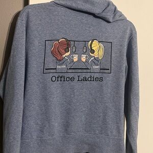 Office Ladies Pod Hooded Full Zip Jacket Official Merch The Office